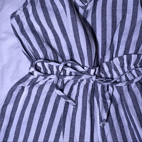 Striped beach romper - Picture 2 of 5